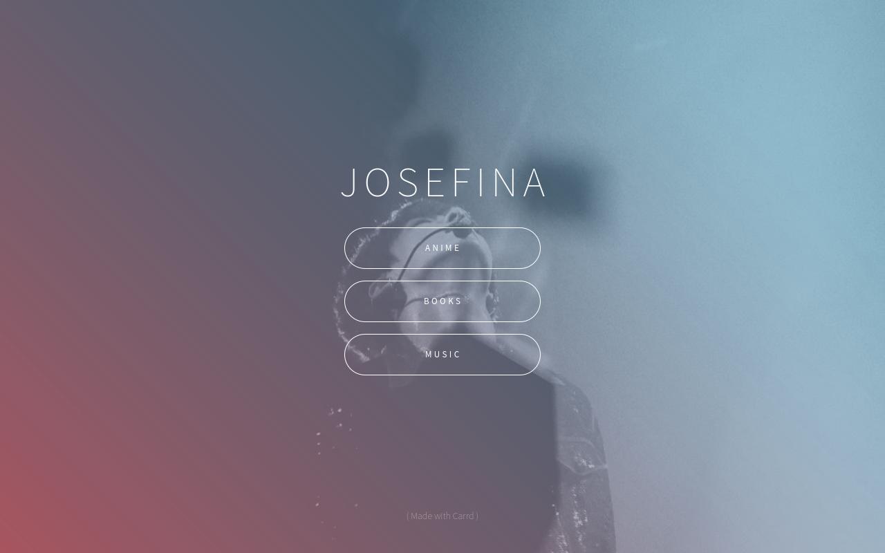 Carrd profile picture for @josefina